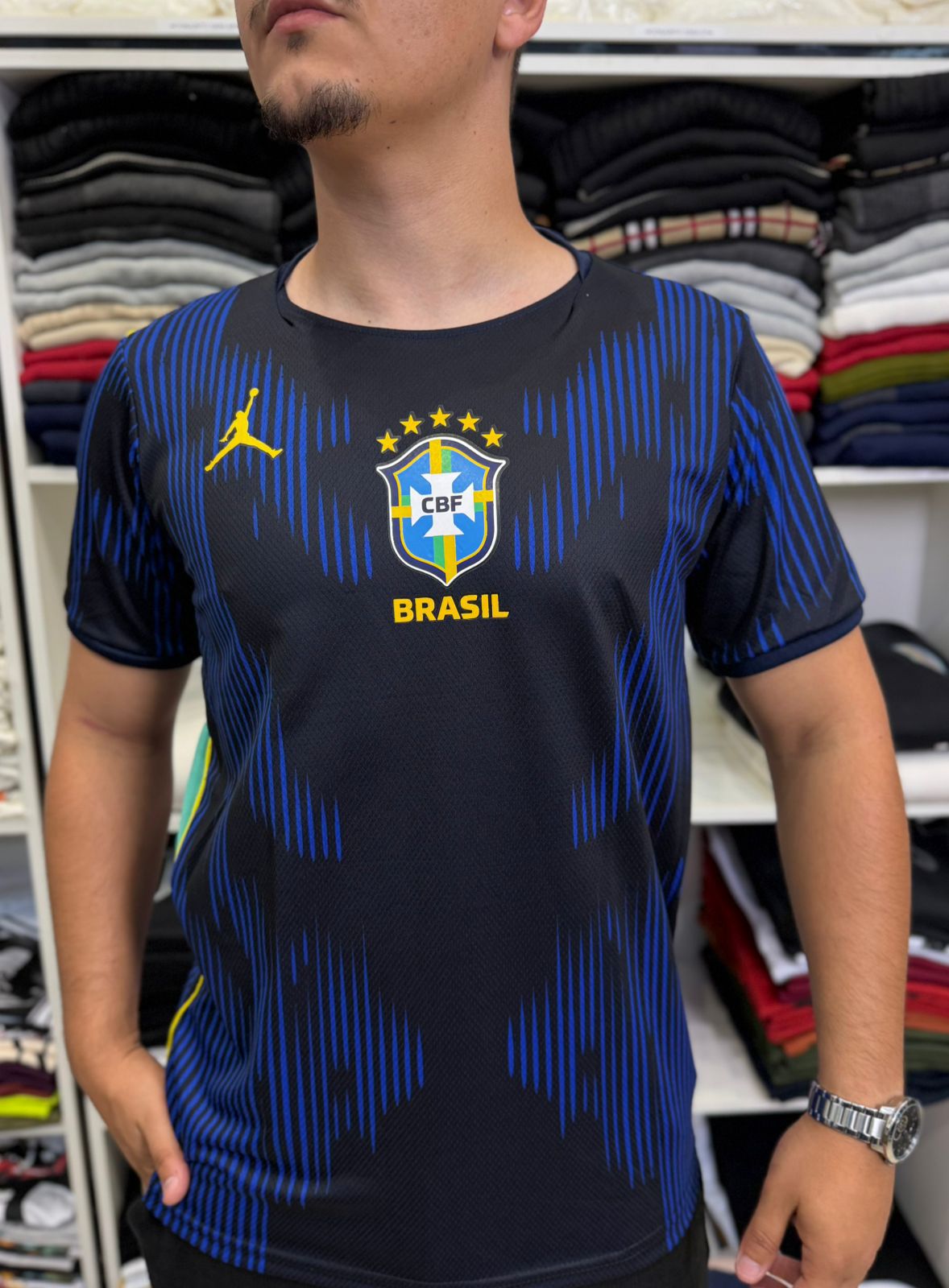 Camisa Masculina Azul Copa 2026